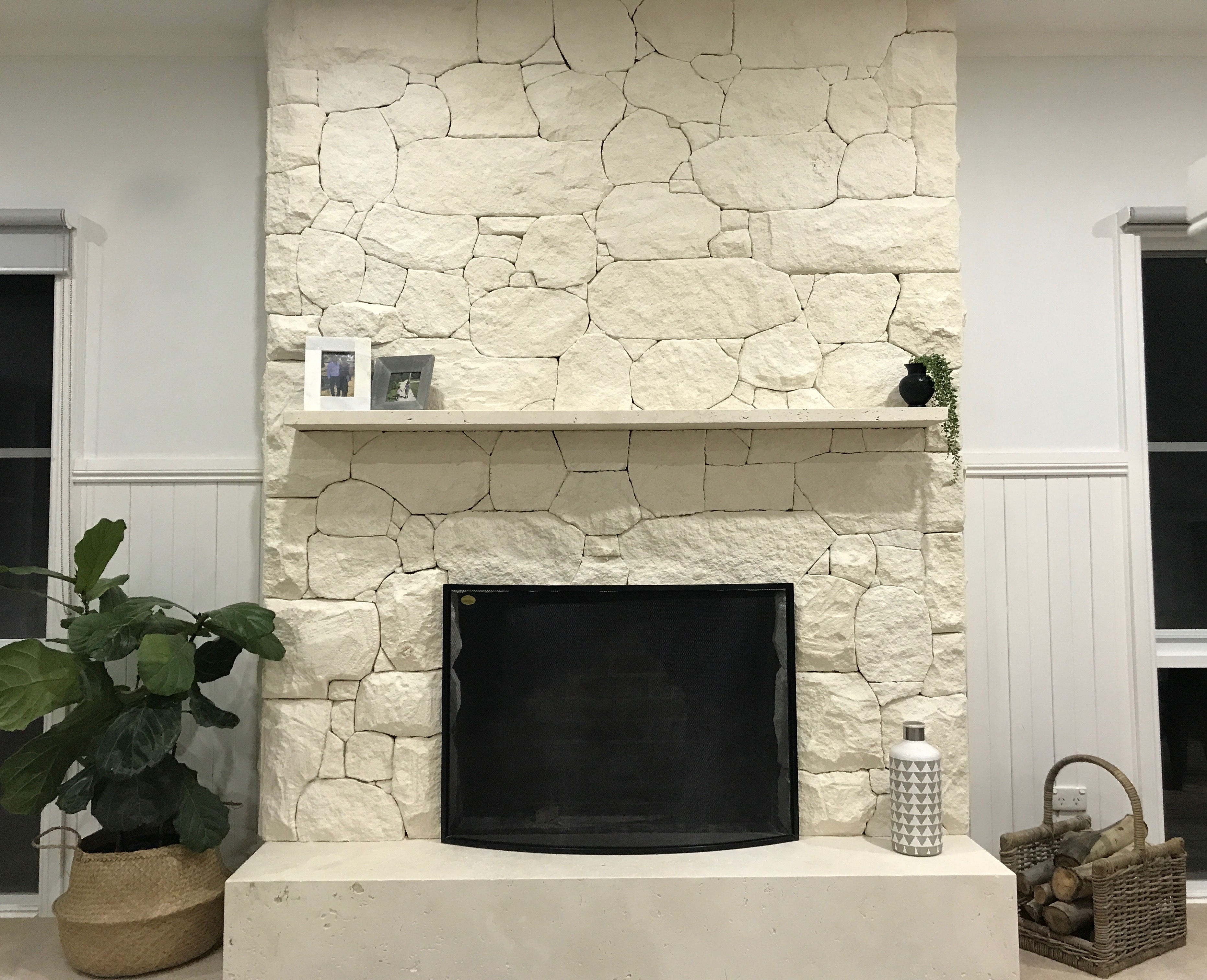 Limestone Fireplace in Tyabb